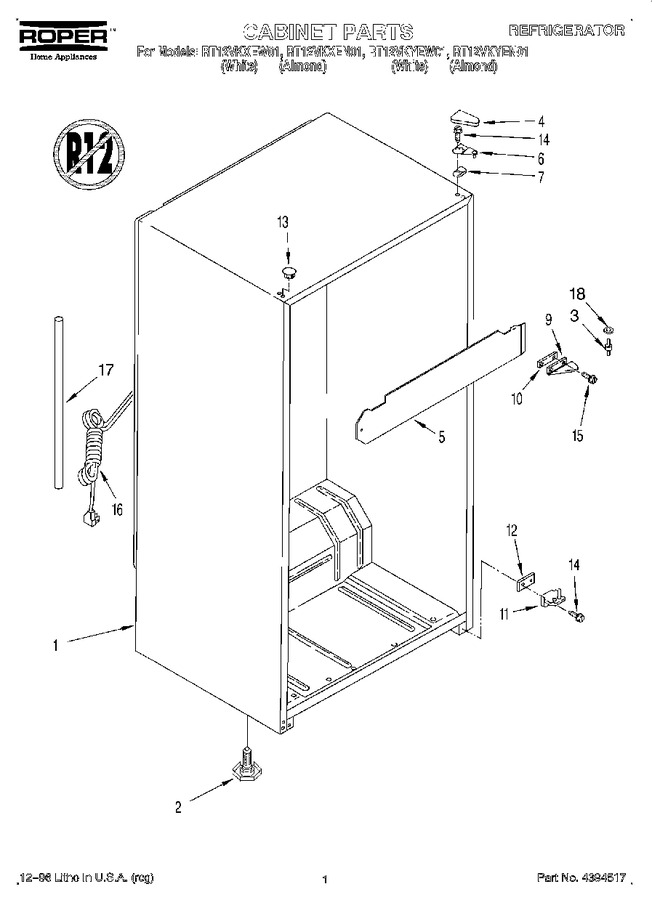 Diagram for RT12VKYEW01