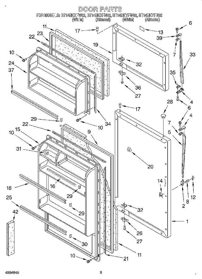 Diagram for RT14BKYFW02