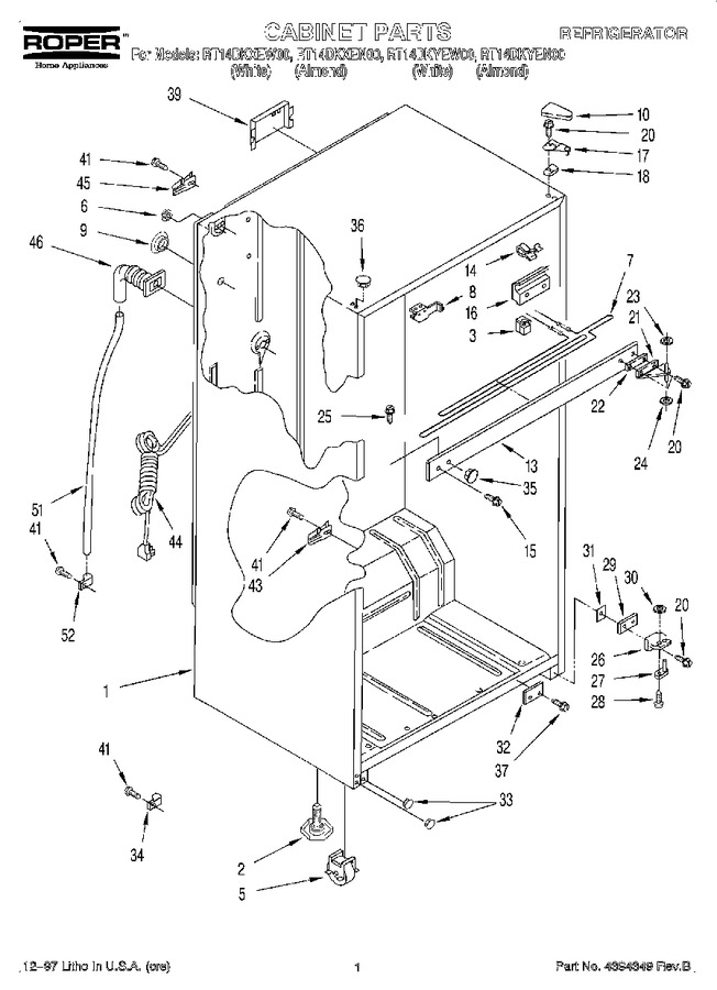 Diagram for RT14DKYEW00