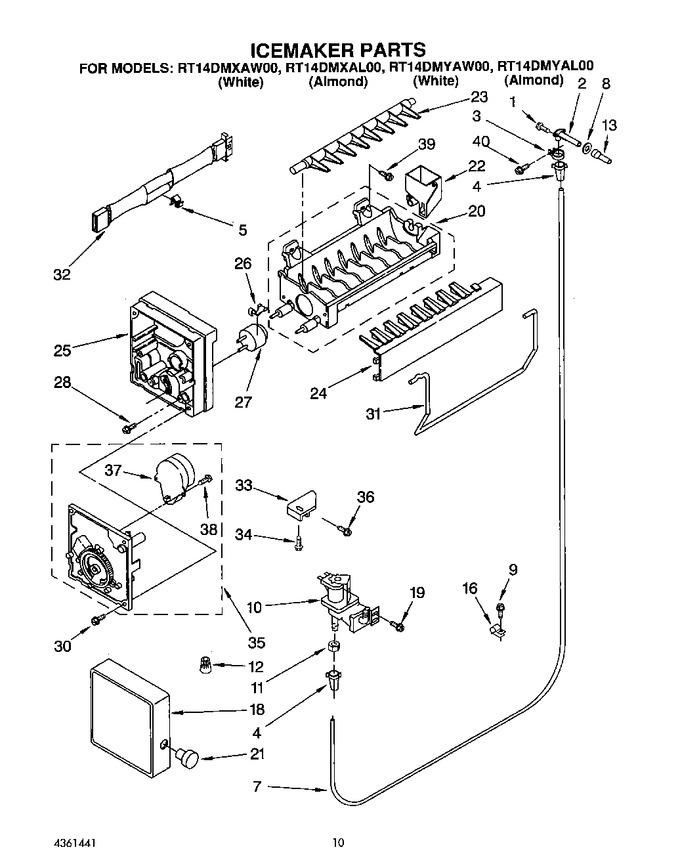 Diagram for RT14DMYAW00