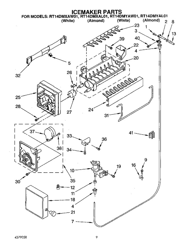 Diagram for RT14DMXAW01