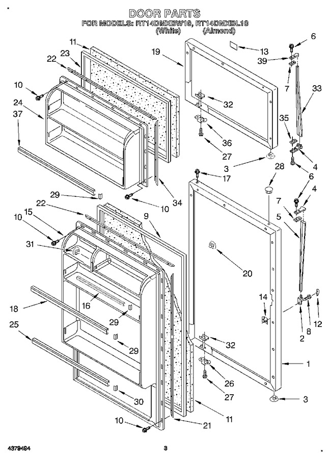 Diagram for RT14DMXBW10