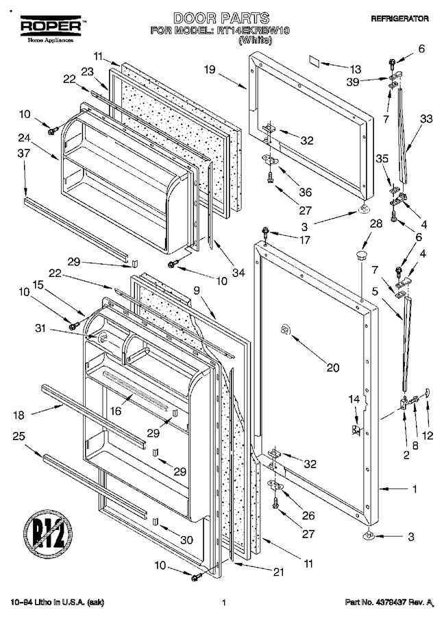 Diagram for RT14EKRBW10