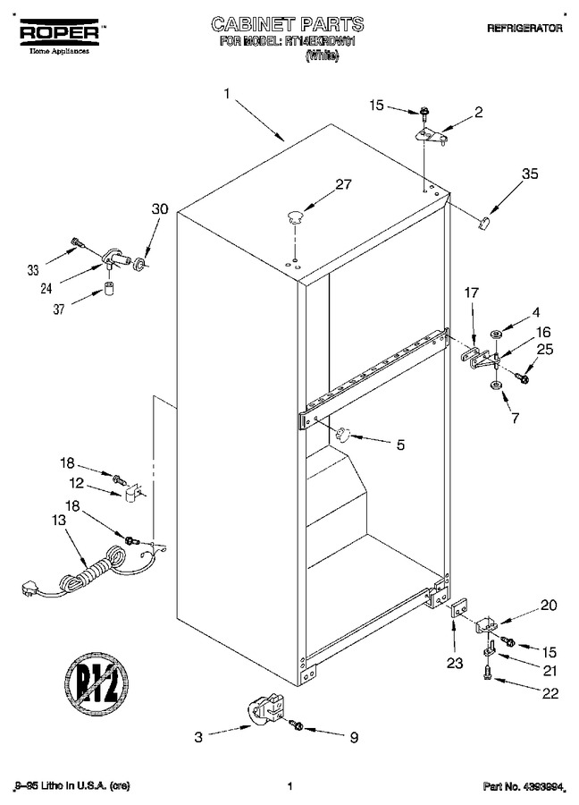 Diagram for RT14EKRDW01