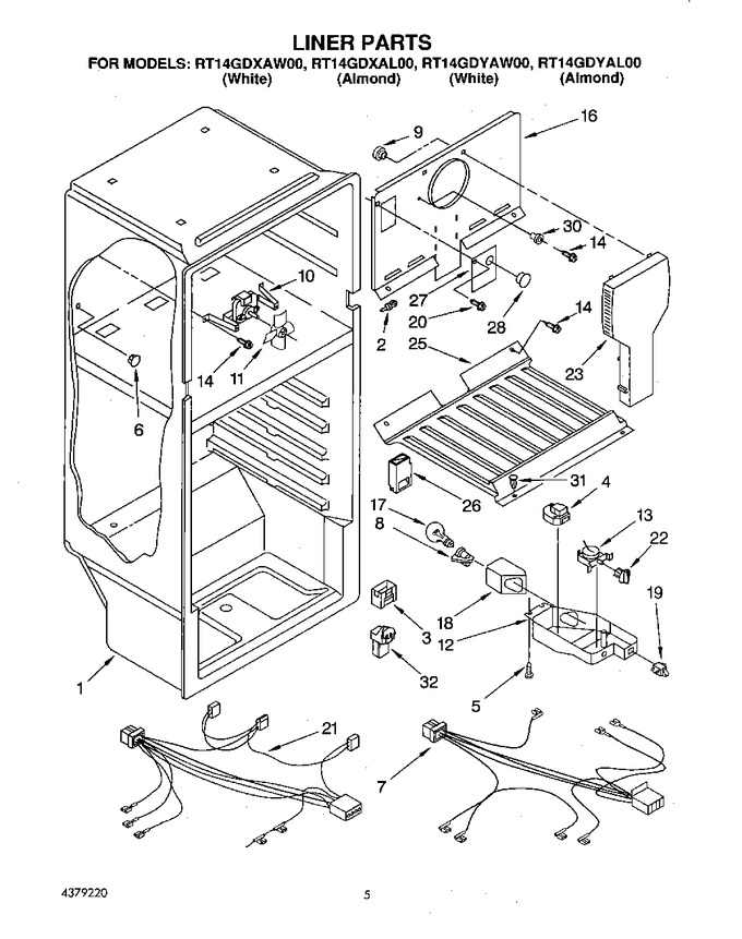 Diagram for RT14GDYAW00