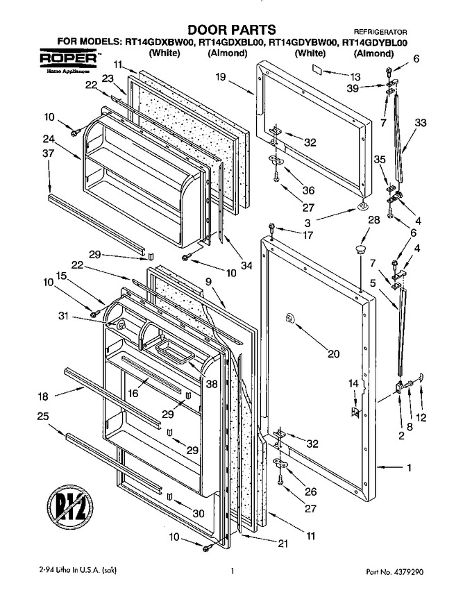 Diagram for RT14GDXBW00