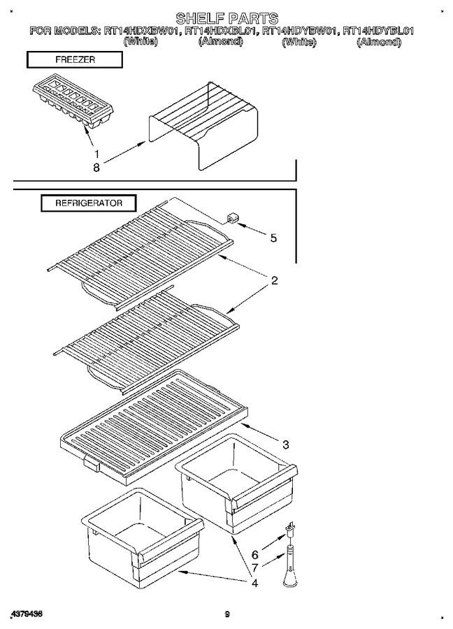 Diagram for RT14HDXBW01