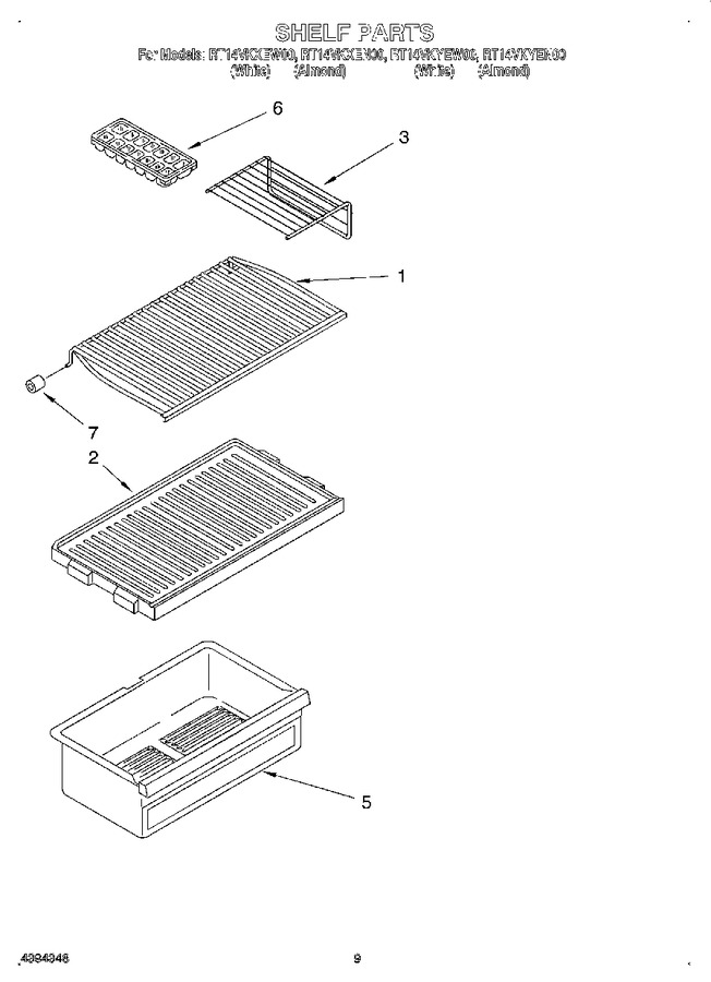 Diagram for RT14VKYEW00