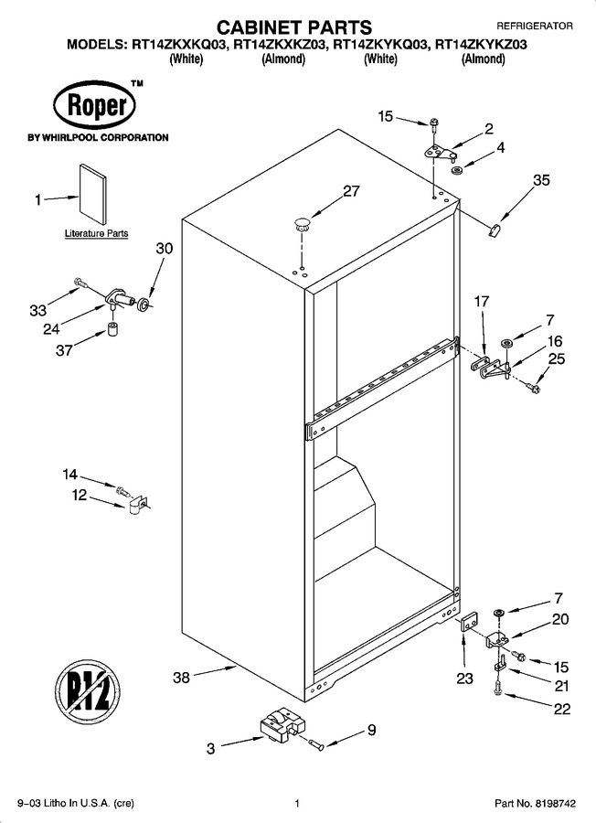 Diagram for RT14ZKYKZ03