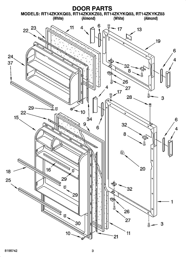 Diagram for RT14ZKXKQ03