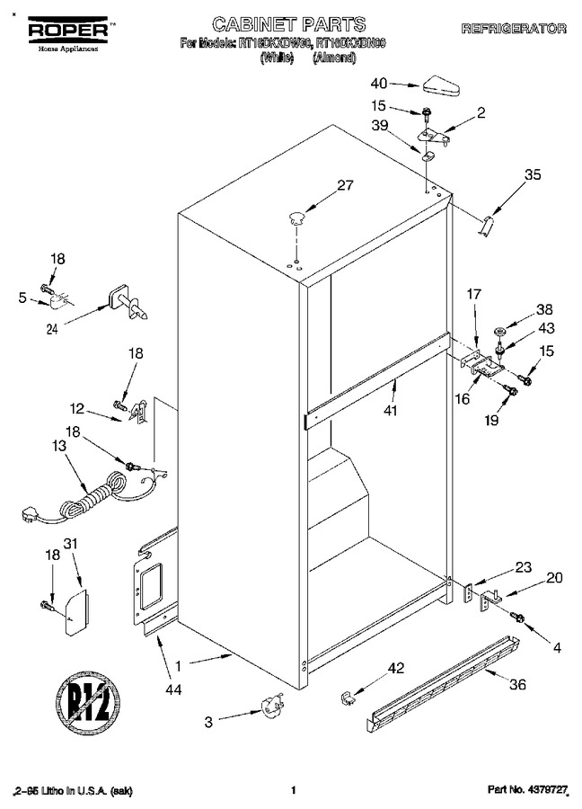 Diagram for RT16DKXDW00