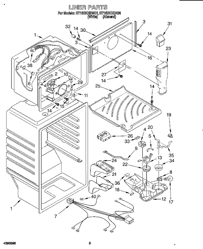 Diagram for RT16DKXDW01