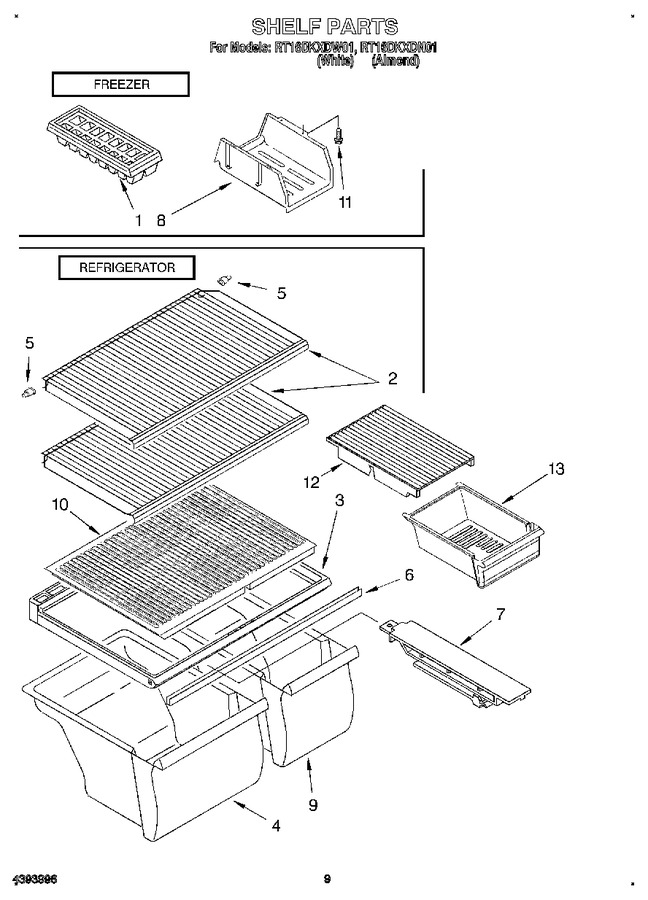 Diagram for RT16DKXDW01