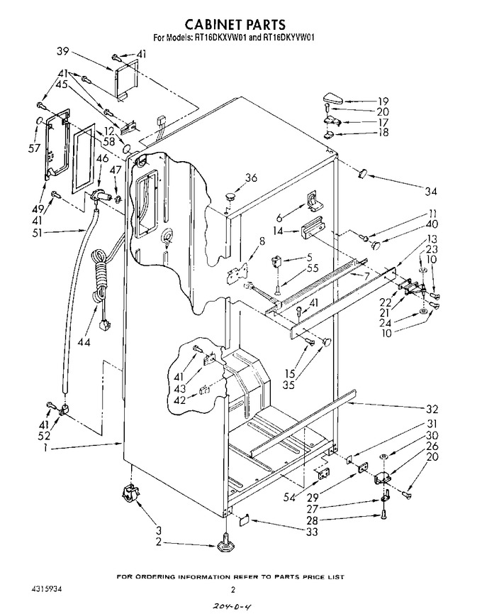 Diagram for RT16DKXVW01