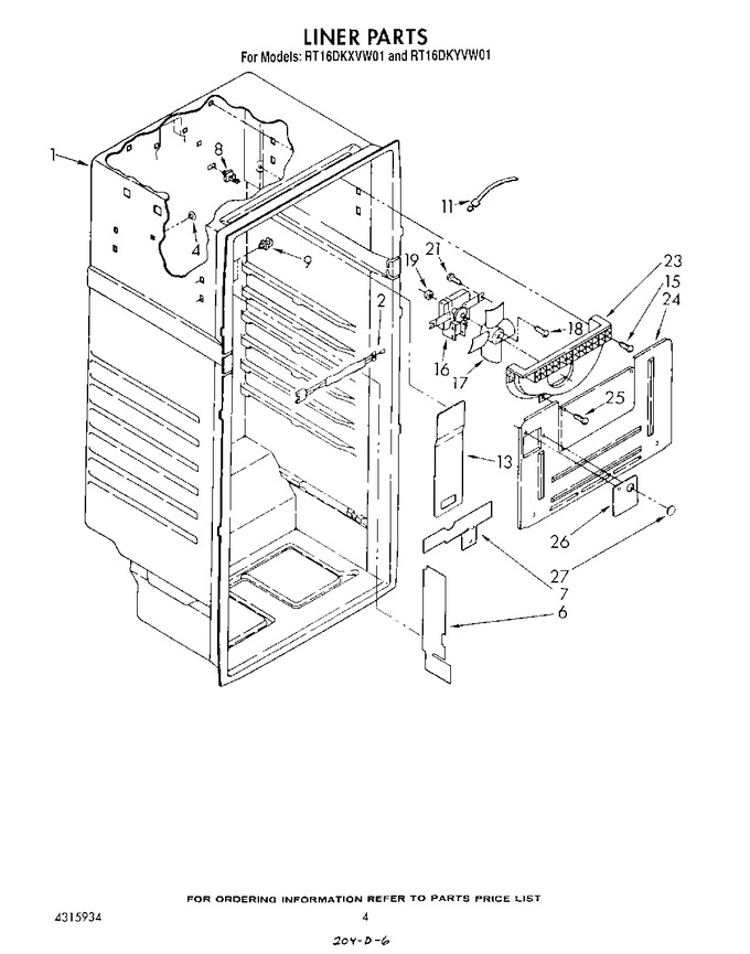 Diagram for RT16DKXVW01