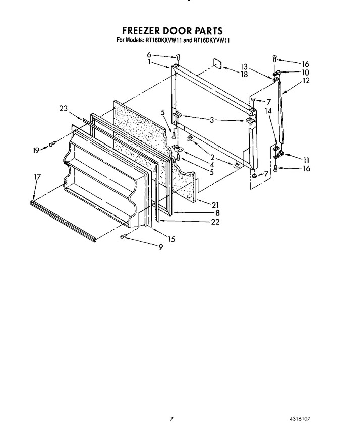 Diagram for RT16DKXVW11