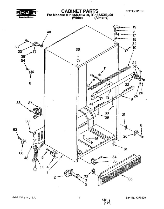 Diagram for RT18AKXBW00