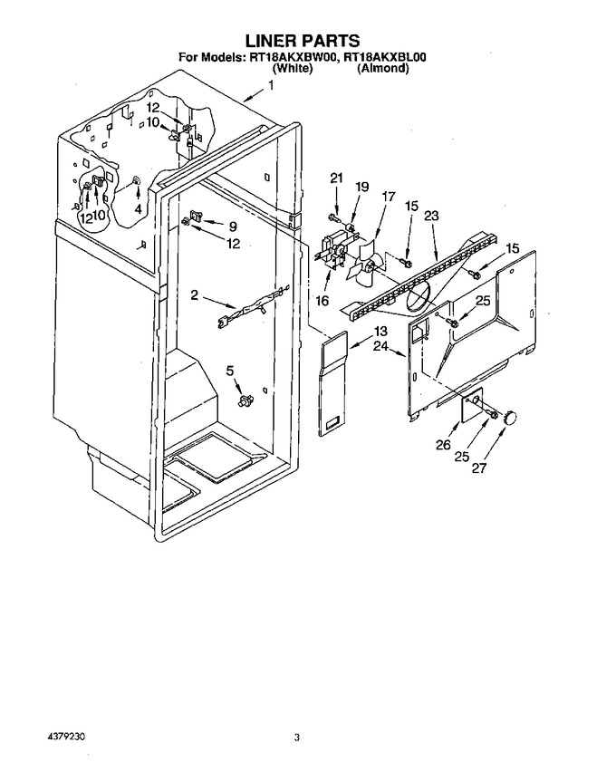 Diagram for RT18AKXBW00