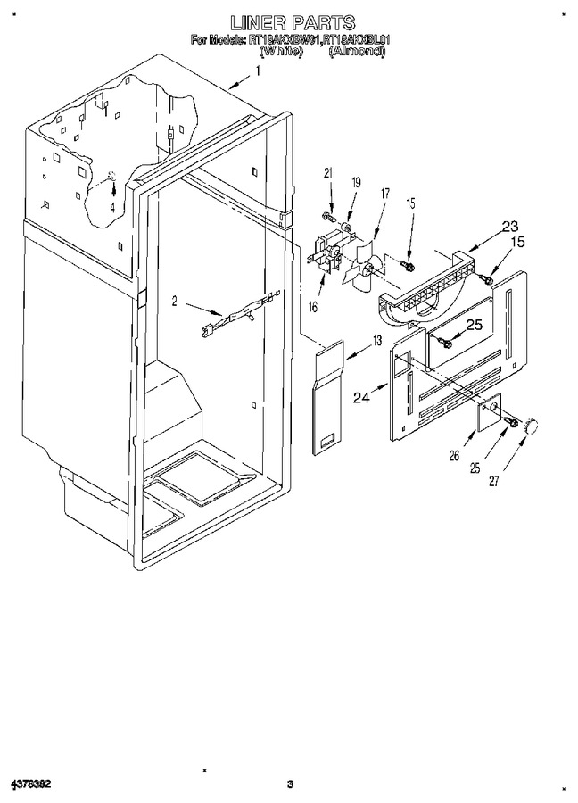 Diagram for RT18AKXBL01