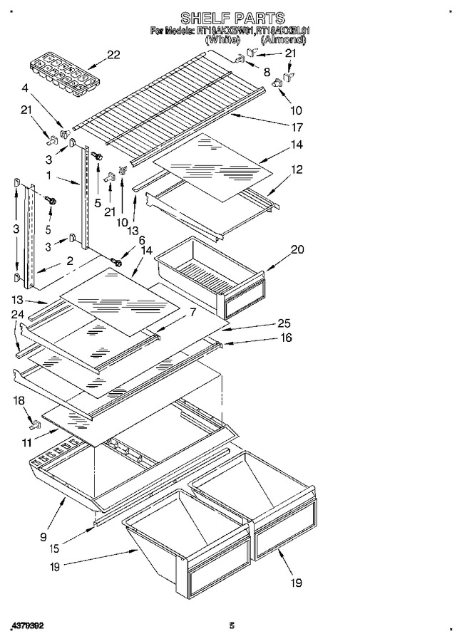 Diagram for RT18AKXBL01