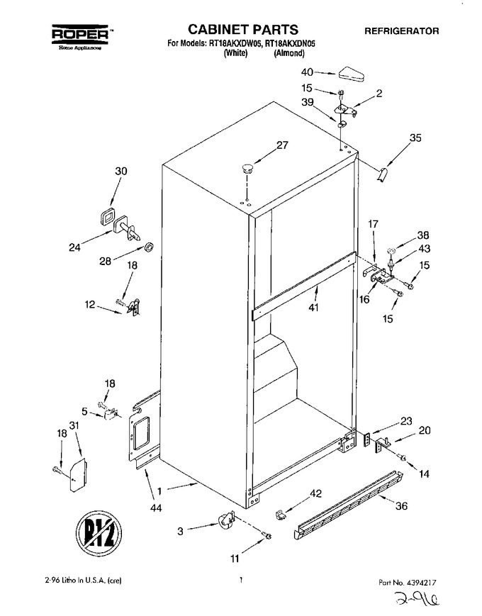 Diagram for RT18AKXDN05