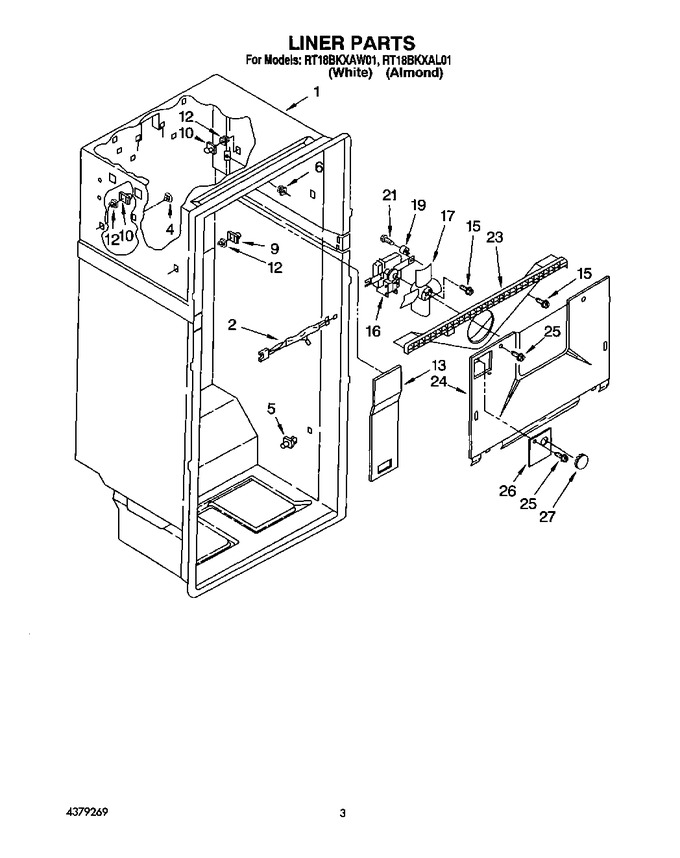 Diagram for RT18BKXAW01