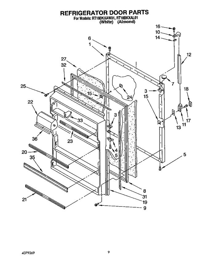 Diagram for RT18BKXAW01