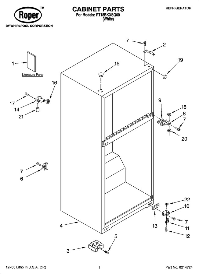 Diagram for RT18BKXSQ00