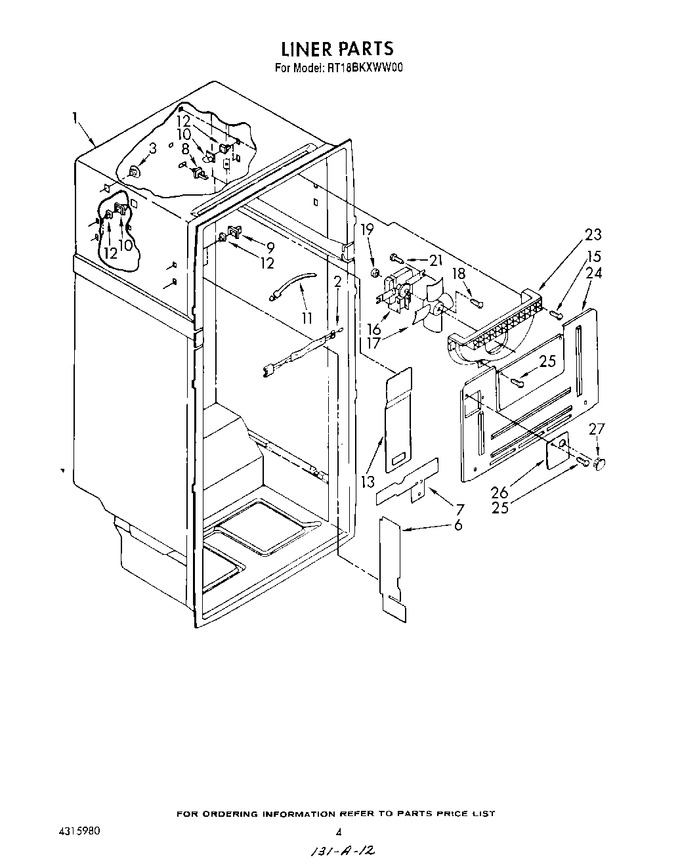 Diagram for RT18BKXWW00