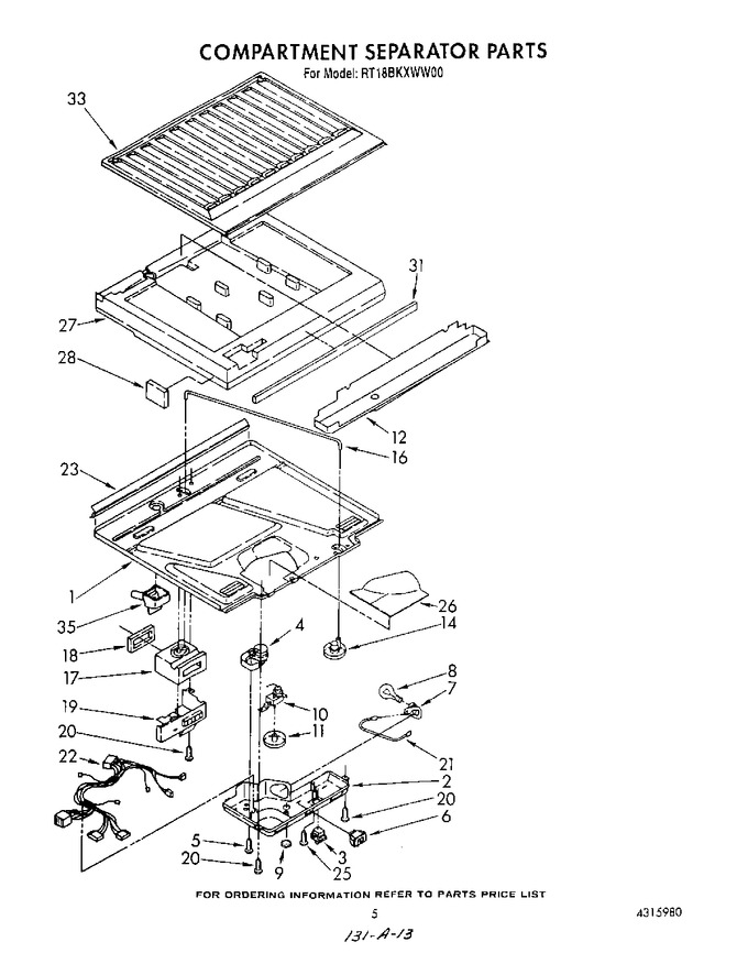 Diagram for RT18BKXWW00