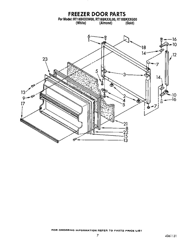 Diagram for RT18BKXXW00