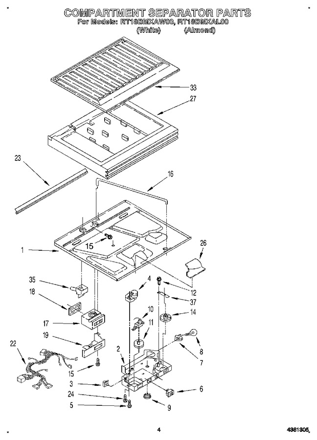 Diagram for RT18BMXAW00