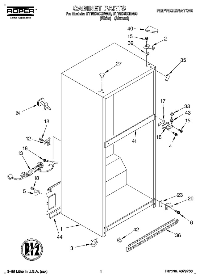 Diagram for RT18BMXDN00