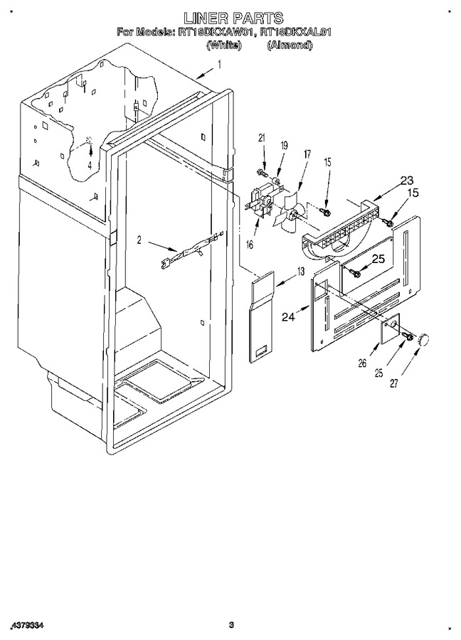 Diagram for RT18DKXAW01