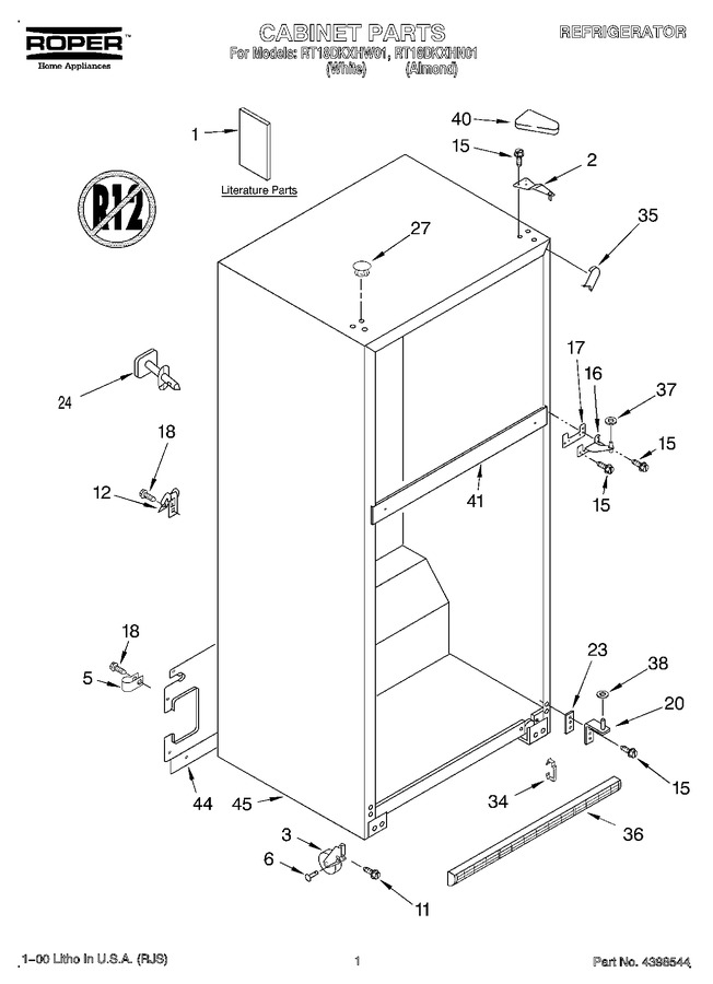 Diagram for RT18DKXHW01