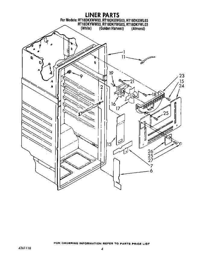 Diagram for RT18DKYWL03