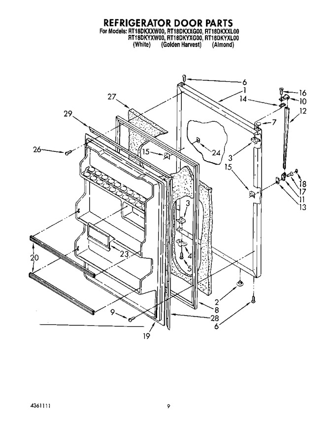 Diagram for RT18DKXXW00