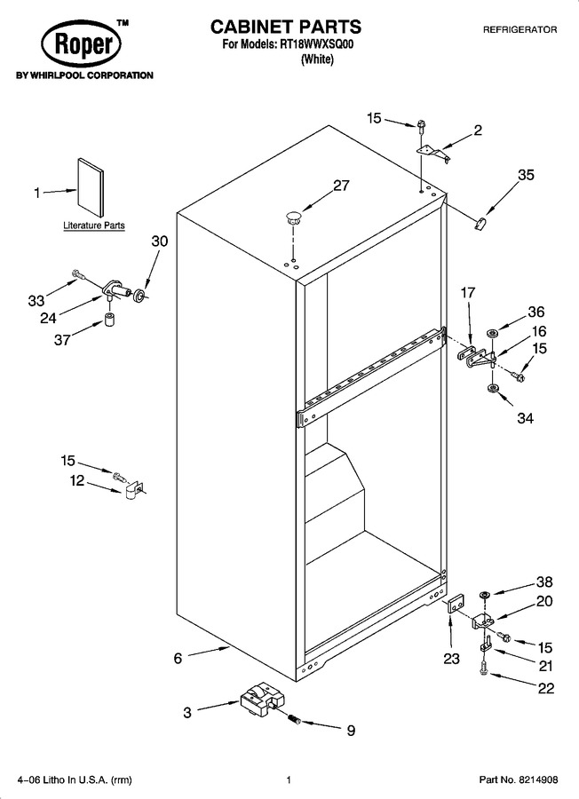 Diagram for RT18WWXSQ00