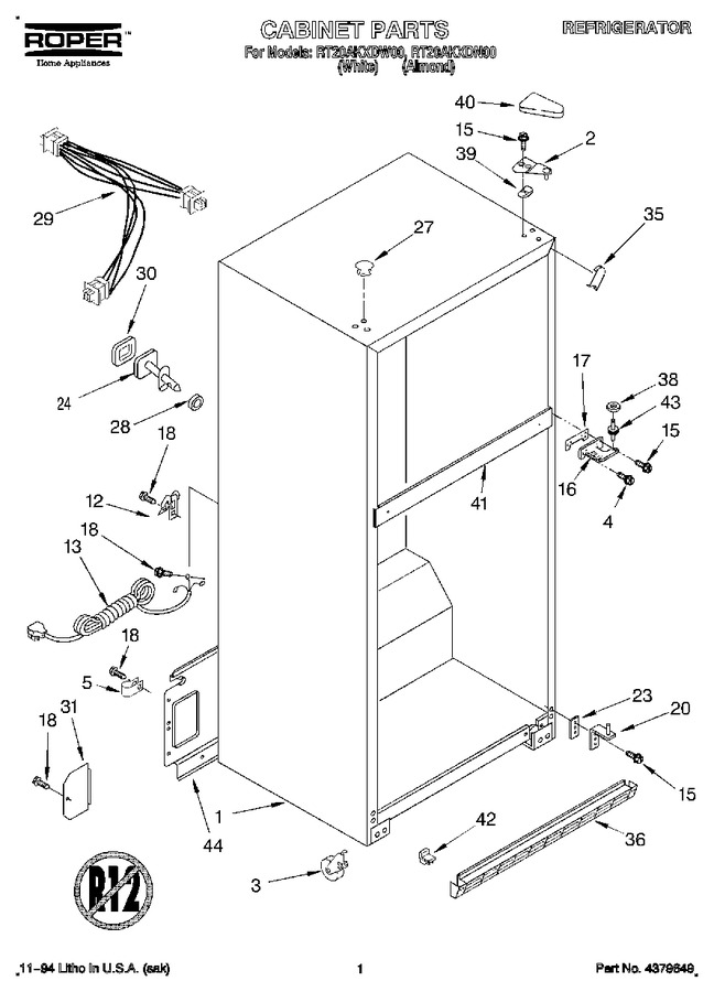 Diagram for RT20AKXDW00