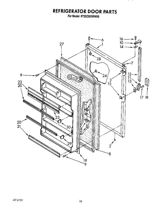 Diagram for RT20CKXWW00