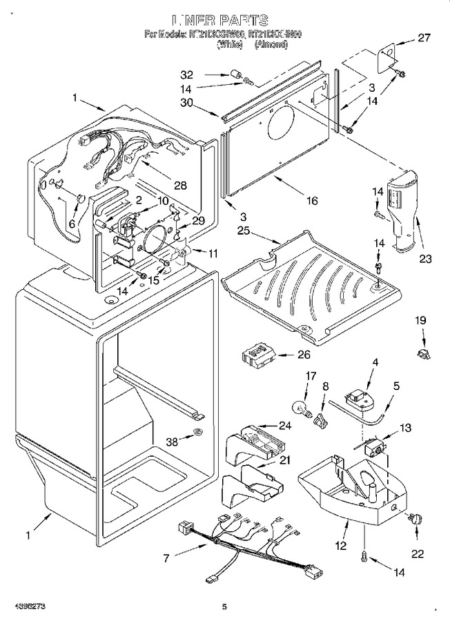 Diagram for RT21DKXHW00