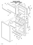 Diagram for 02 - Door Parts