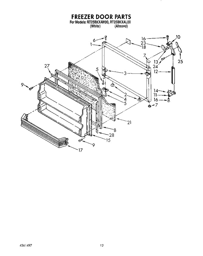 Diagram for RT25BKXAW00