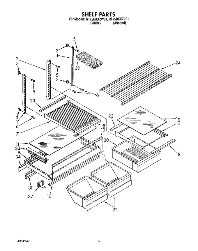 Diagram for RT25BKXZW01