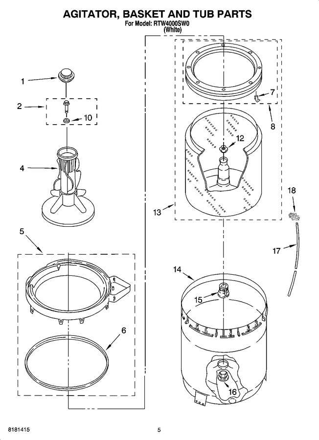 Diagram for RTW4000SW0