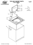 Diagram for 01 - Top And Cabinet Parts