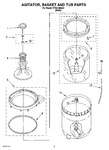 Diagram for 03 - Agitator, Basket And Tub Parts