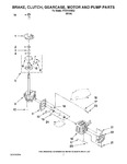 Diagram for 04 - Brake, Clutch, Gearcase, Motor And Pump Parts