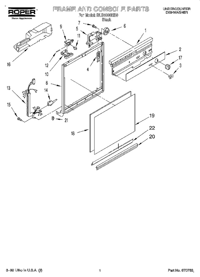 Diagram for RUD1000HB0