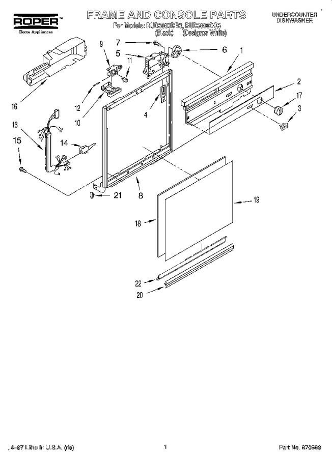 Diagram for RUD3000DB3